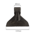 Mazza trincia 137x100mm attacco 40mm e foro 16,5mm - Ama