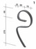 Molla posteriore non forata 25x8mm - Ama