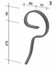 Molla flex-pall anteriore non forata 25x8mm - Ama