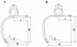 Molla destra alta per coltivatore 25x25mm - Ama