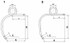 Molla quadra sx a doppia spira per estirpatori 30x30mm senza vomere - Ama