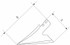 Vomere a lancia 2 fori 200x6mm adattabile a Siderman - Ama Vomere a lancia 2 fori 200x6mm adattabile a Siderman - Ama