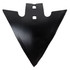 Vomere per molla quadra 215x230mm con spessore 6mm - Ama