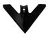 Vomerina triangolare 200x155mm per molla flex - Ama