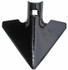 Vomerina triangolare Ama per molla flex da 155x150mm - Ama