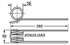 Dente ranghinatore adattabile Gaspardo R01561 attacco 10 filo 6 - Ama