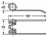 Dente pick-up punte piegate adattabile Welger 034312 0940,52,21,00 filo 5 - Ama