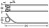 Dente giroandanatore adattabile Kuhn 57562500 e K8013670 filo 9,5 - Ama