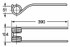Dente girello adattabile Fella 150,862 e 487,922 filo 9,5 - Ama