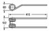 Dente girello adattabile Sitrex filo 9,5 - Ama