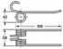 Dente pick-up lunghezza 168 adattabile Fort Morra filo 5 - Ama