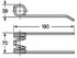 Dente pick-up tipo stretto adattabile Welger 0940,52,25,00 0343,51 filo 5 - Ama
