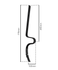 Molla rompitraccia per vibrocoltivatori 40x10mm con vomerina - Ama