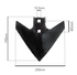 Vomerina triangolare Ama di tipo Adige per molle quadre da 250x190mm - Ama