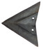 Vomerina Ama per ancora estirpatorea da 315x275mm con due fori - Ama