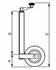 Servotimone leggero a ruota Simol portata 150kg - Simol