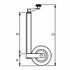 Servotimone leggero Simol con ruota d'appoggio da 245x70mm e portata 150kg - Simol