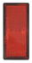 Catarifrangente adesivo rosso 105x48mm - Radex