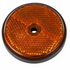 Catarifrangente con foro arancione Ø 60mm - Ajba