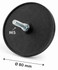 Catarifrangente con vite M5 arancione Ø 80mm - Ama