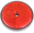 Catarifrangente con foro rosso Ø 60mm - Ajba