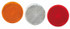 Catarifrangente con vite M5 rosso Ø 60mm - Ama