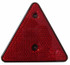 Catarifrangente con fori per viti M5 triangolare rosso 155x137mm - Ama