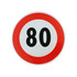 Limite di velocità adesivo 80km/h per Italia - Ama