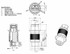 Spina 3 poli 12-24V con cappuccio - Ama
