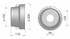 Controcuffia tonda piccola Ø200 e lunghezza 110mm - Seat Plastic