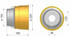 Controcuffia tonda piccola Ø150 - 225 e lunghezza 190mm - Seat Plastic