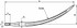 Punta curva per forca letame ø 36mm lunghezza 600mm - Shw Punta curva per forca letame ø 36mm lunghezza 600mm - Shw