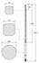 Punta filettata per caricamento frontale ø 42mm lunghezza 1400mm - Shw