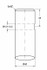 Punta forata per caricamento frontale ø 40x1400mm - Shw