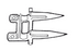 Dente doppio adattabile Laverda 301896130 - Ama