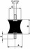 Antivibranti cilindrici sgolati 40x30x27mm M8 - Ama