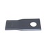 Coltello destro piegato 105x48mm con foro Ø 19mm adattabile Claas 9041778 - Ama