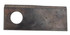 Coltello per falciatrice piegato lunghezza 100mm foro Ø 19mm - Ama