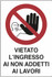 Cartello segnaletica "vietato ingresso ai non adetti" 30x20 - Ama