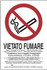 Cartello segnaletica "vietato fumare" con legge 30x20 - Ama