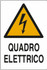 Cartello segnaletica quadro elettrico 30x20 - Ama