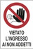 Cartello segnaletica divieto 30x20 - Ama