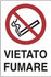 Cartello segnaletica "vietato fumare" 30x20 - Ama