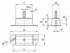 Supporto antivibrante rettangolare 200x40,perno M12 - Ama