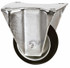 Ruota gommata 100x30mm supporto fisso - Ama