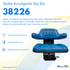 Sedile avvolgente in sky blu con sospensione meccanica - Seat Industries