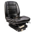 Sedile Compact in sky nero con molleggio meccanico - Seat Industries