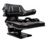 Sedile serie 3 in sky nero con sospensione e cintura statica - Seat Industries