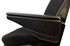 Sedile Top in tessuto nero completo di sospensione meccanica e guide - Seat Industries