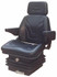 Sedile Top in sky nero con sospensione meccanica e braccioli - Seat Industries